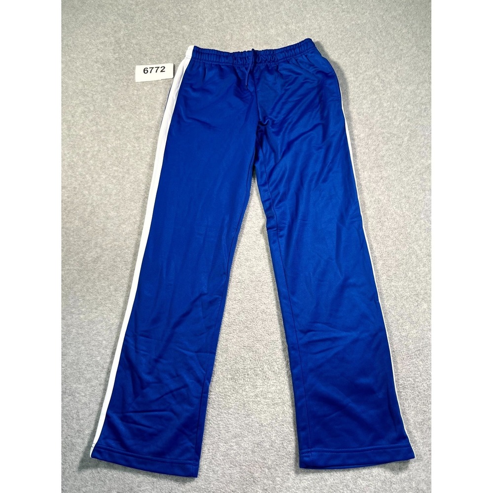 Cheerleading Track Pants Womens Junior Small Blue Flat Front Drawstring Athletic